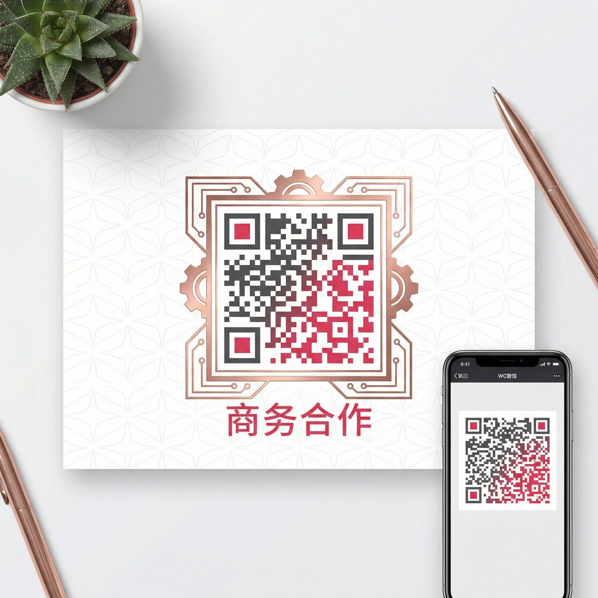 少女萝莉商务合作二维码